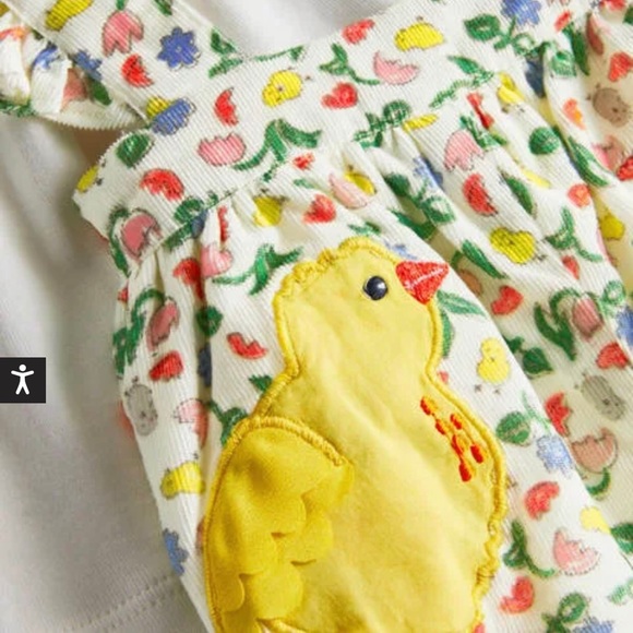 🍎 SOLD 🎃 NWOT Mini Boden Cord Bloomer 3 Piece Set - Picture 3 of 5